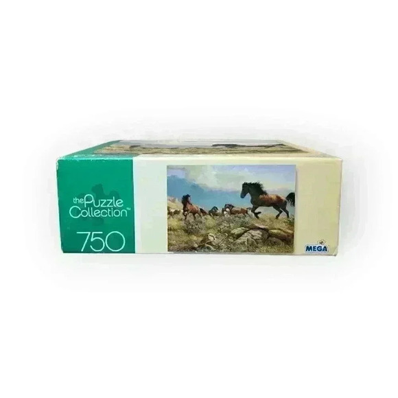Mega Puzzle Collection "Distant Thunder Horse" 750 Piece Jigsaw Puzzle SEALED - Picture 5 of 6